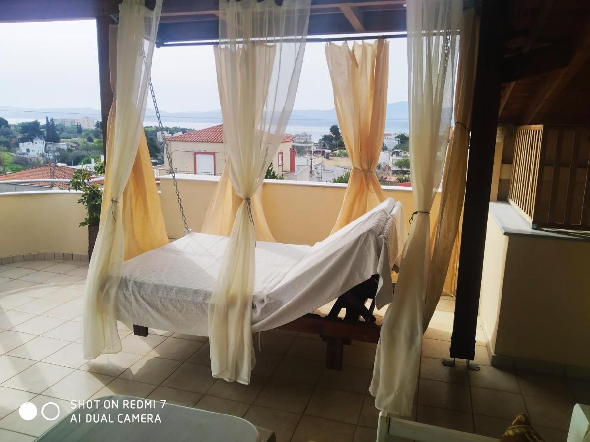 House With Wonderful View Apartment Lefkandi Chalkidas Bagian luar foto